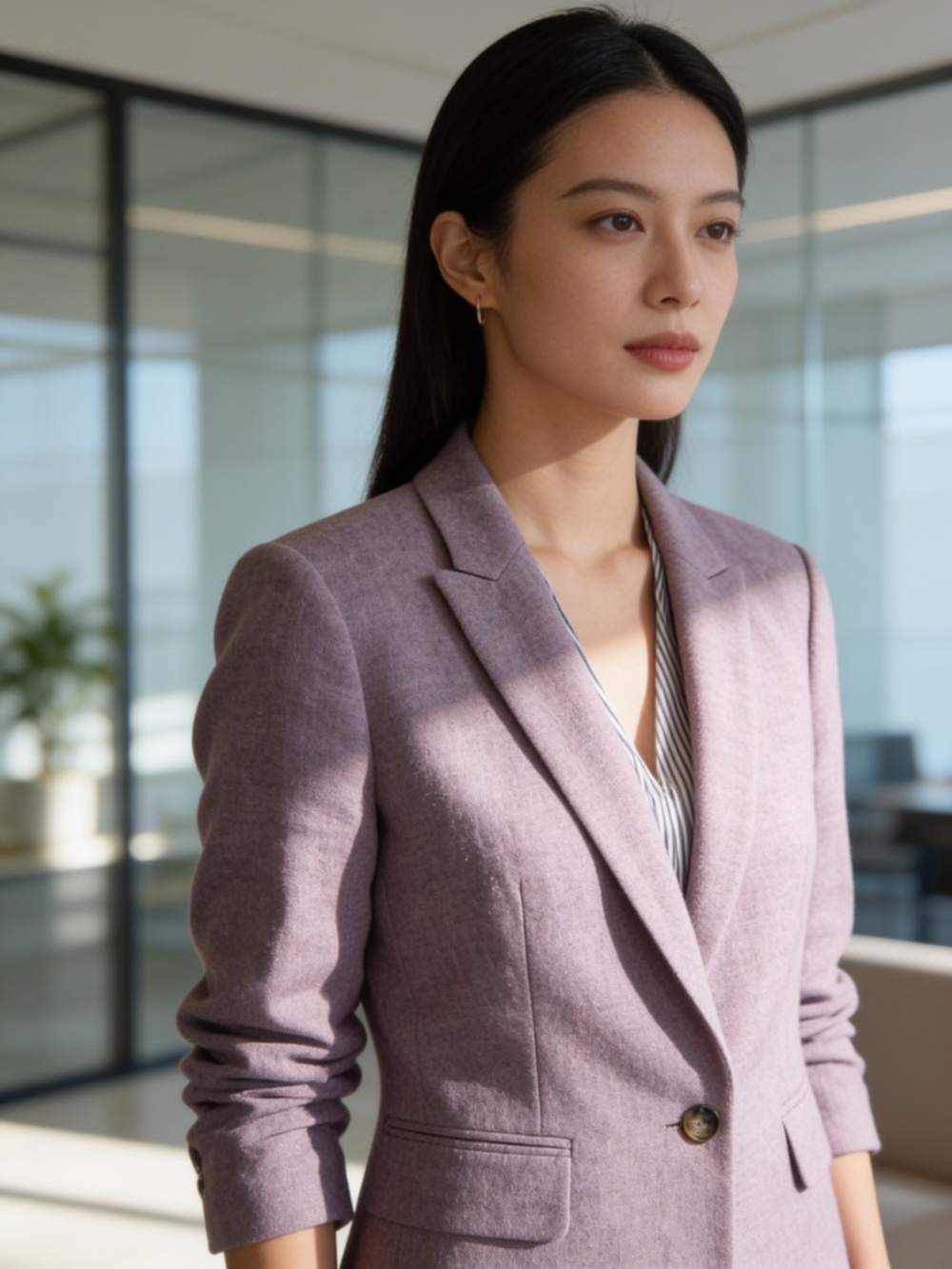 J. Crew Parke Lilac English Wool Blazer Size 10